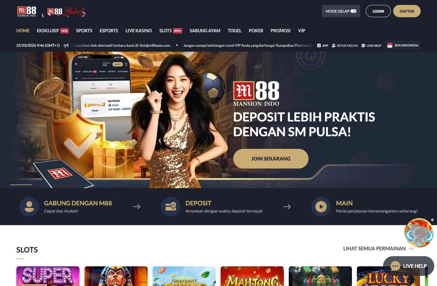 Apakah M88 legal dan memiliki lisensi resmi